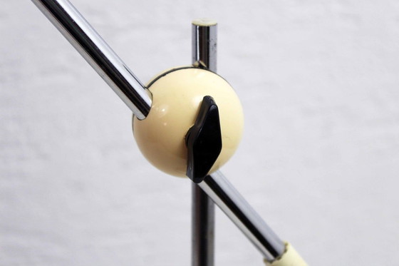 Image 1 of  Fischer Leuchten Articulated Desk Lamp In Chrome Metal, 1970