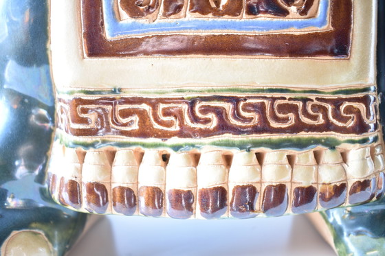 Image 1 of Vintage elephant plant table