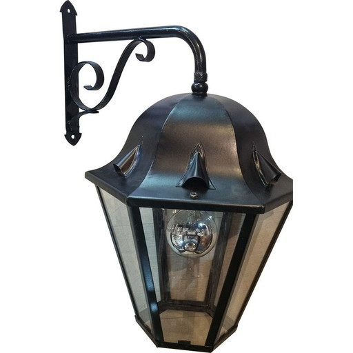 Vintage black epoxy lantern