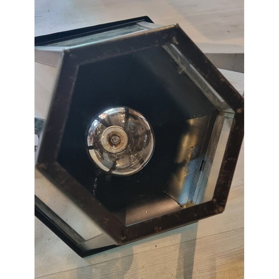 Image 1 of Vintage black epoxy lantern