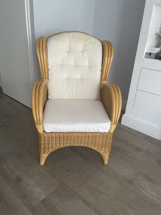 Image 1 of Florida Rattan Armchair