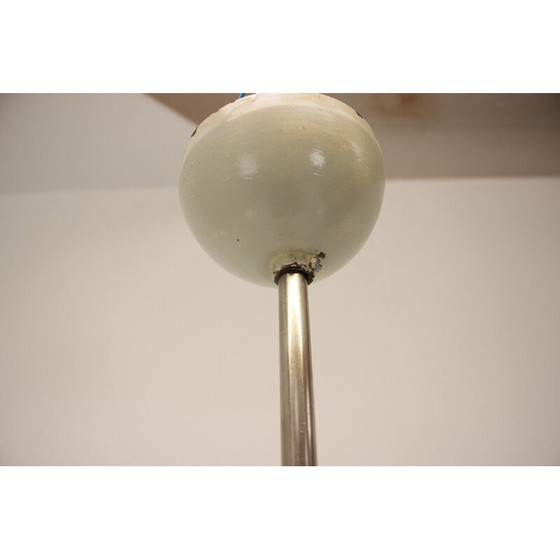 Image 1 of Vintage bakelite and glass chandelier, Czechoslovakia, 1950