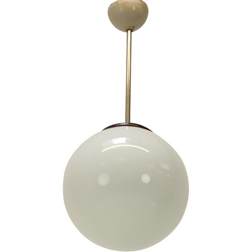 Vintage bakelite and glass chandelier, Czechoslovakia, 1950