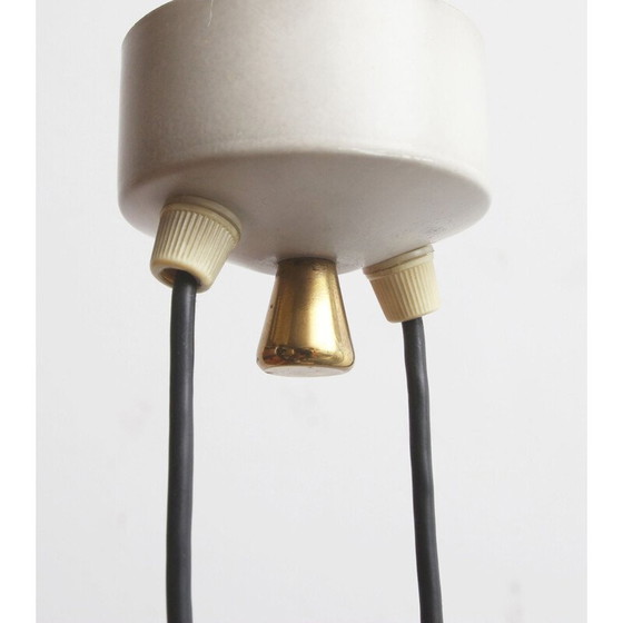 Image 1 of Vintage cubic ceiling light in opaline 1960s