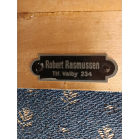 Image 1 of Pair of vintage Danish Robert Rasmussen Art Deco stools, 1930s