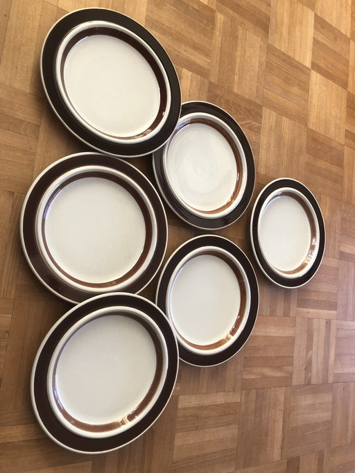 6x Arabia Rosmarin Large Plates