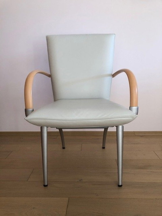 Image 1 of 2 sedie Rolf Benz, serie 7000, pelle