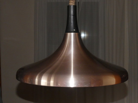 Image 1 of Space Age Ufo pendant light rose gold