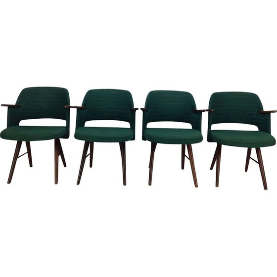 Image 1 of Set of 4 vintage FT30 chairs by Cees Braakman for Ums Pastoe, Netherlands 1960