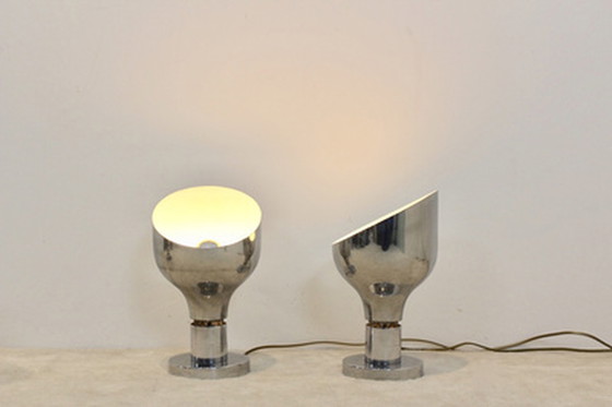 Image 1 of Franco albini, franca helg, and antonio piva chromed AM/AS series ceiling spotlight