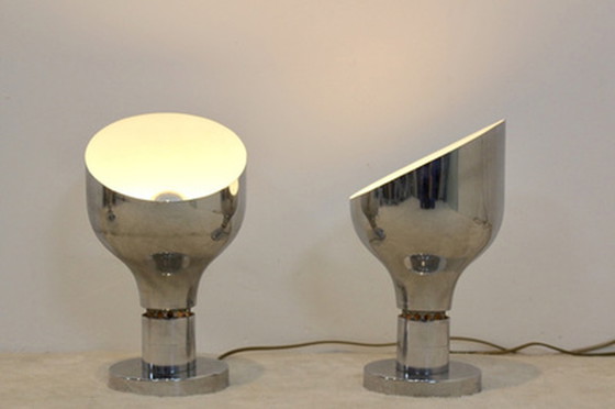 Image 1 of Franco albini, franca helg, and antonio piva chromed AM/AS series ceiling spotlight