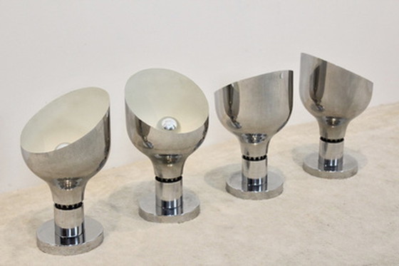 Image 1 of Franco albini, franca helg, and antonio piva chromed AM/AS series ceiling spotlight