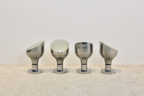 Image 1 of Franco albini, franca helg, and antonio piva chromed AM/AS series ceiling spotlight