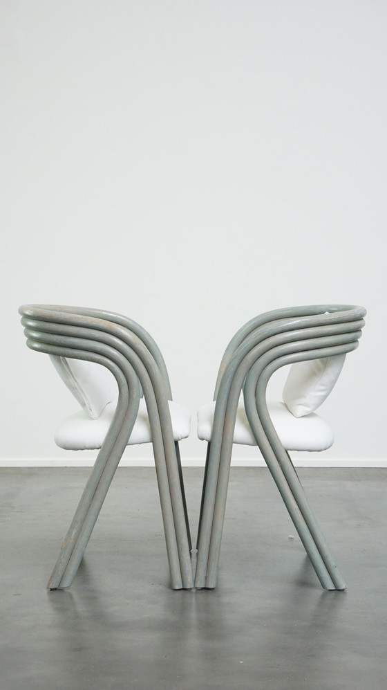 Image 1 of 4 sedie da pranzo di design vintage di Axel Enthoven per Rohé