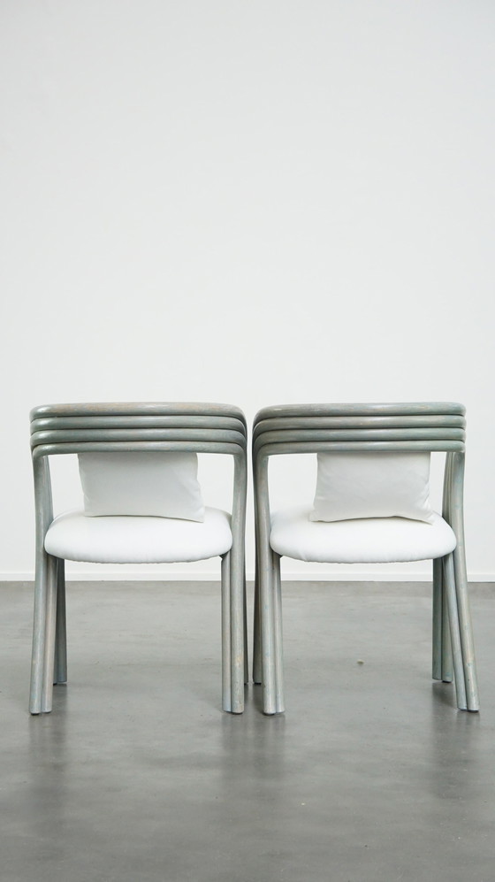 Image 1 of 4 X Chaise de salle à manger design vintage par Axel Enthoven pour Rohé