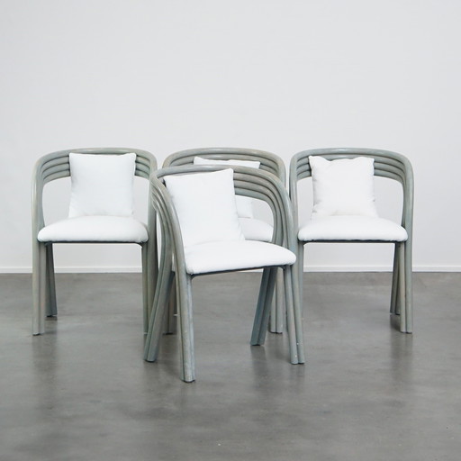 4 X Chaise de salle à manger design vintage par Axel Enthoven pour Rohé