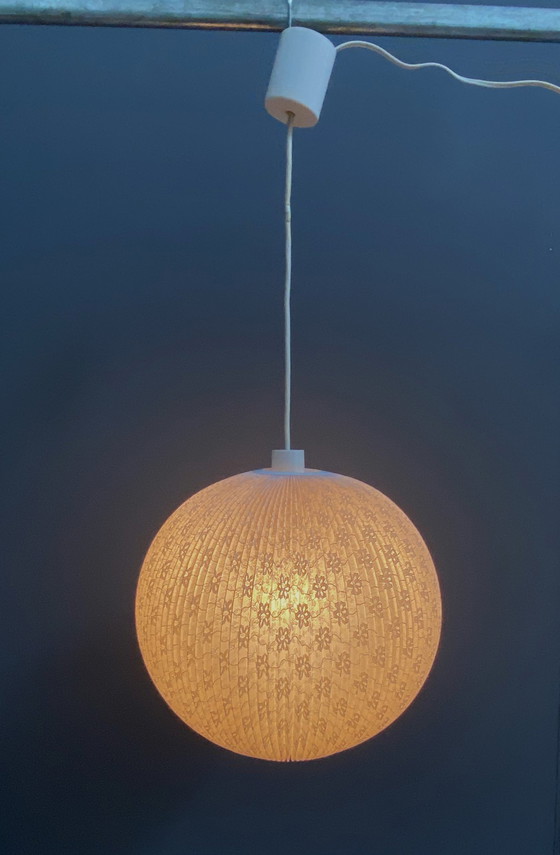 Image 1 of Plisee Round Hanging Lamp 1960S