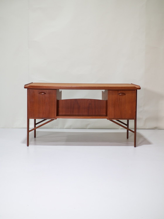 Image 1 of Svend Aage Madsen freestanding desk, Danish 1960s