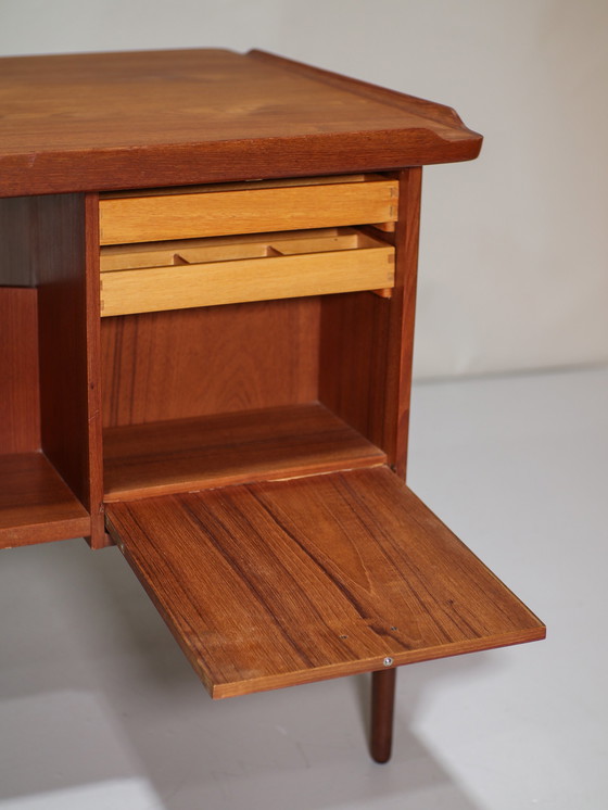 Image 1 of Svend Aage Madsen freestanding desk, Danish 1960s