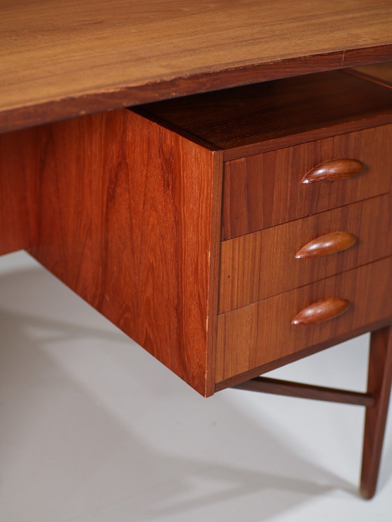 Image 1 of Svend Aage Madsen freestanding desk, Danish 1960s