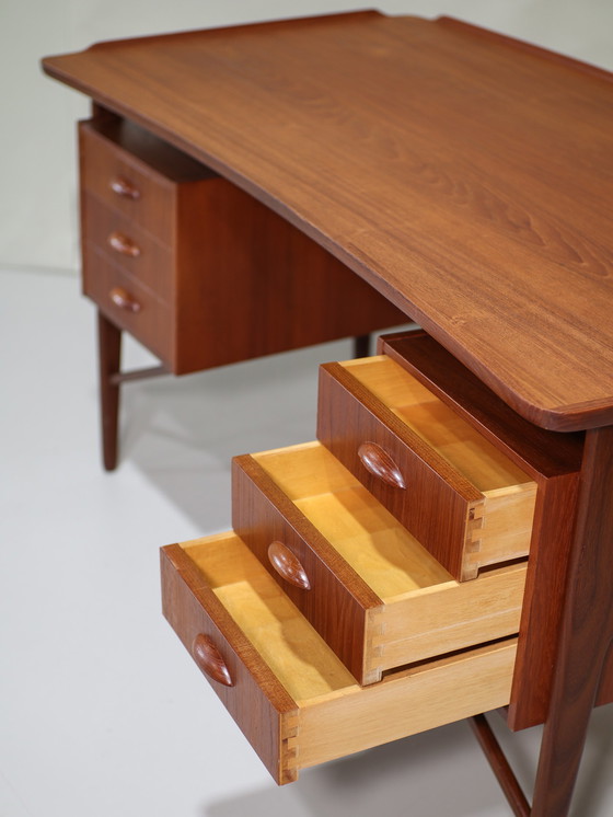 Image 1 of Svend Aage Madsen freestanding desk, Danish 1960s