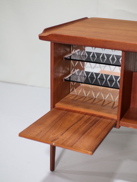 Image 1 of Svend Aage Madsen freestanding desk, Danish 1960s