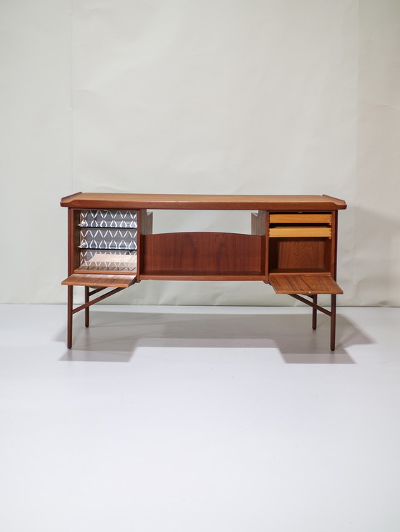 Image 1 of Svend Aage Madsen freestanding desk, Danish 1960s