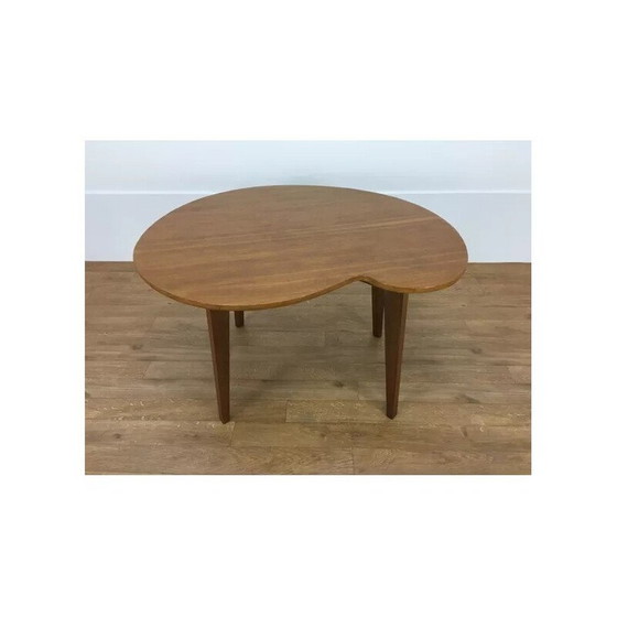 Image 1 of Vintage wooden bean side table, 1950