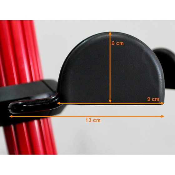 Image 1 of Vintage lacquered metal coat rack by Seccose, Italy 1980