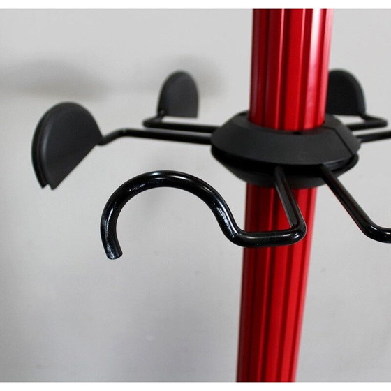 Image 1 of Vintage lacquered metal coat rack by Seccose, Italy 1980