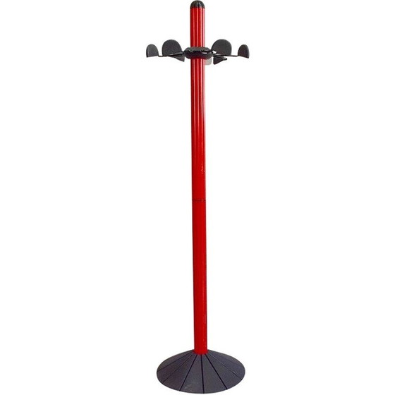 Image 1 of Vintage lacquered metal coat rack by Seccose, Italy 1980