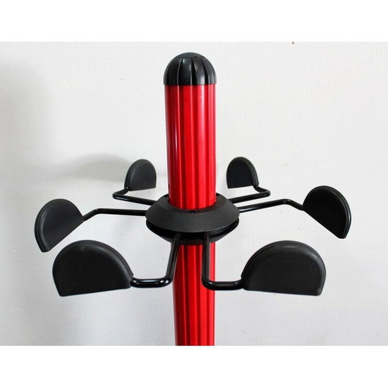 Image 1 of Vintage lacquered metal coat rack by Seccose, Italy 1980