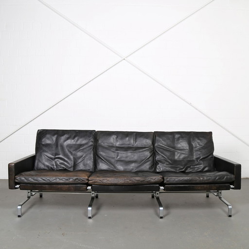 Danish Design Sofa Pk 31/3 Poul Kjaerholm For E. Kold Christensen Denmark 1958