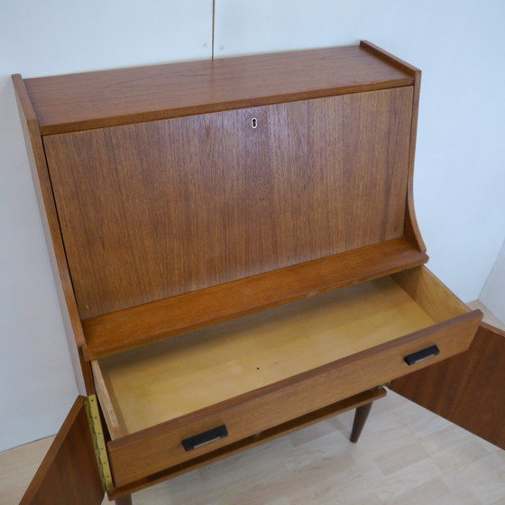 Image 1 of Vintage Danish Mid - Century Secretaire