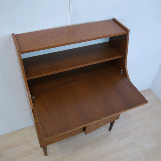 Image 1 of Vintage Danish Mid - Century Secretaire