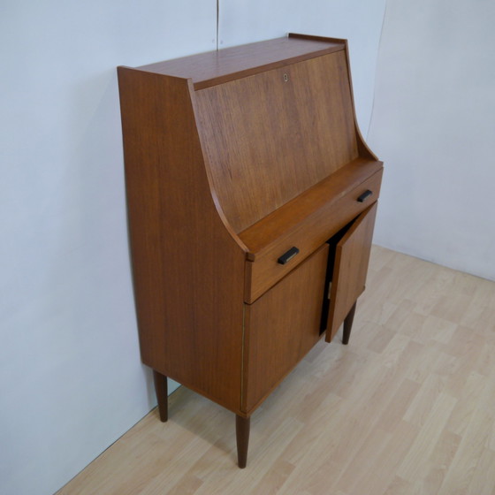 Image 1 of Vintage Danish Mid - Century Secretaire