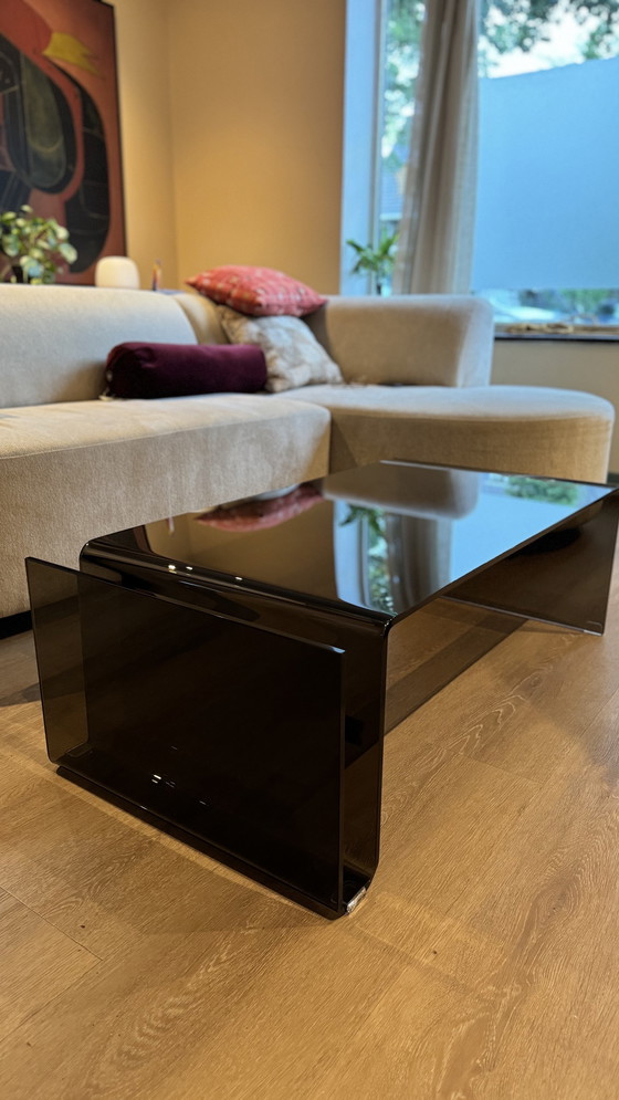 Image 1 of By-Boo Shadow Coffee Table Brown Glass