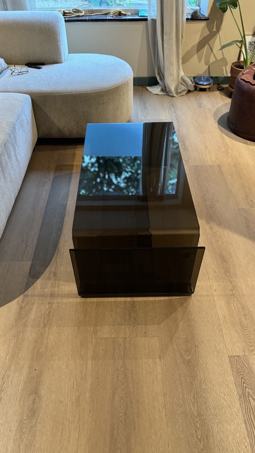 By-Boo Shadow Coffee Table Brown Glass