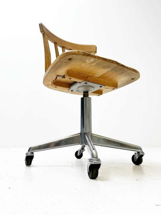 Image 1 of Chaise de bureau vintage de MF Würenlingen, années 1960