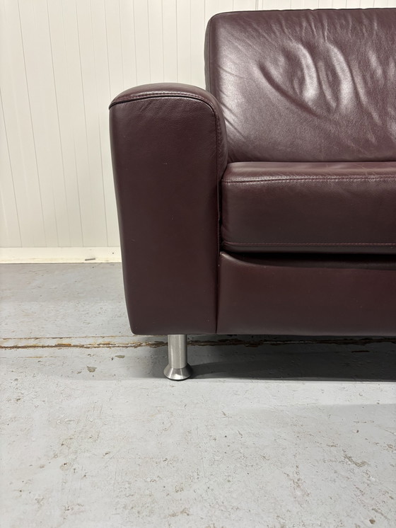 Image 1 of 2x Leather Montel Sofa