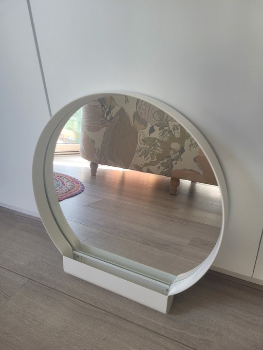 Vintage Ikea X Hay Ypperlig Mirror White Round