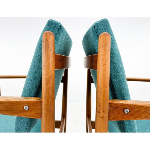 Pair of vintage armchairs, Czechoslovakia 1970