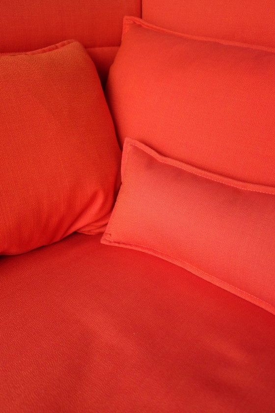 Image 1 of Red/Orange Vitra Alcove Plume - 3 Seater