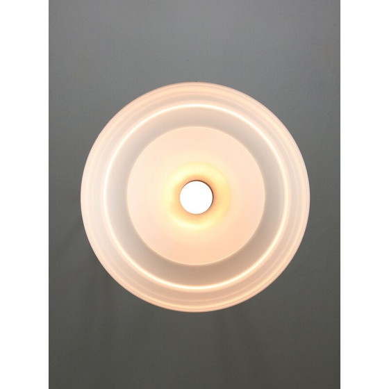 Image 1 of Vintage brass and plexiglass pendant lamp, Italy