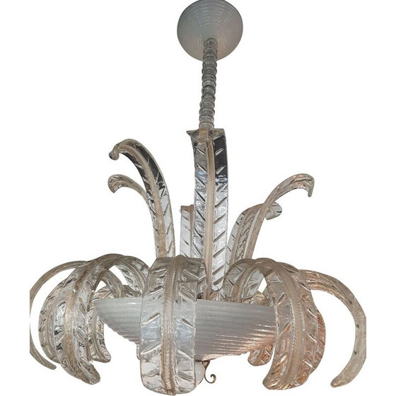 Image 1 of Pineapple chandelier Barovier & Toso, Italy 1940