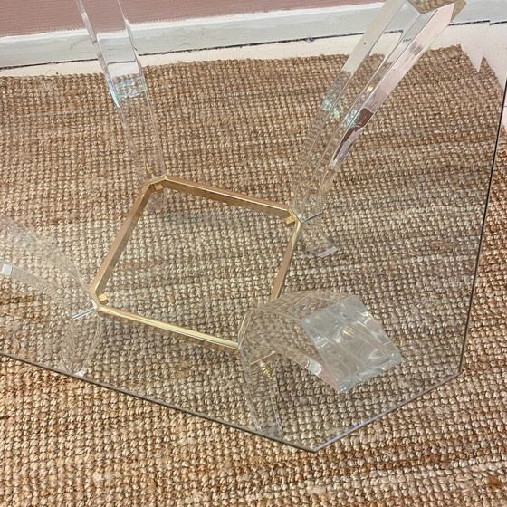 Image 1 of Lucite side table