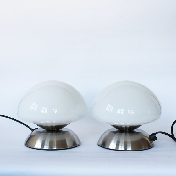 Image 1 of 2x Mushroom Touch Lamps