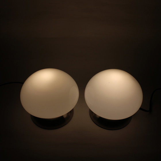 Image 1 of 2x Mushroom Touch Lamps