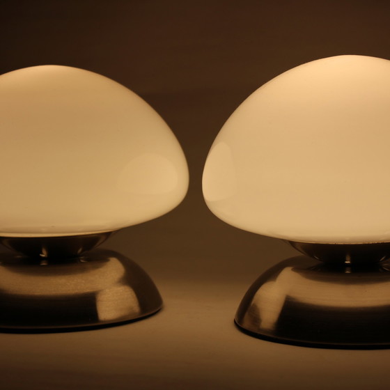 Image 1 of 2x Mushroom Touch Lamps