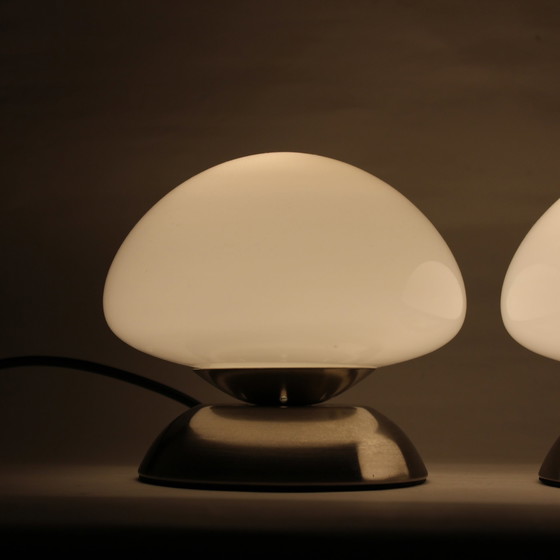 Image 1 of 2x Mushroom Touch Lamps